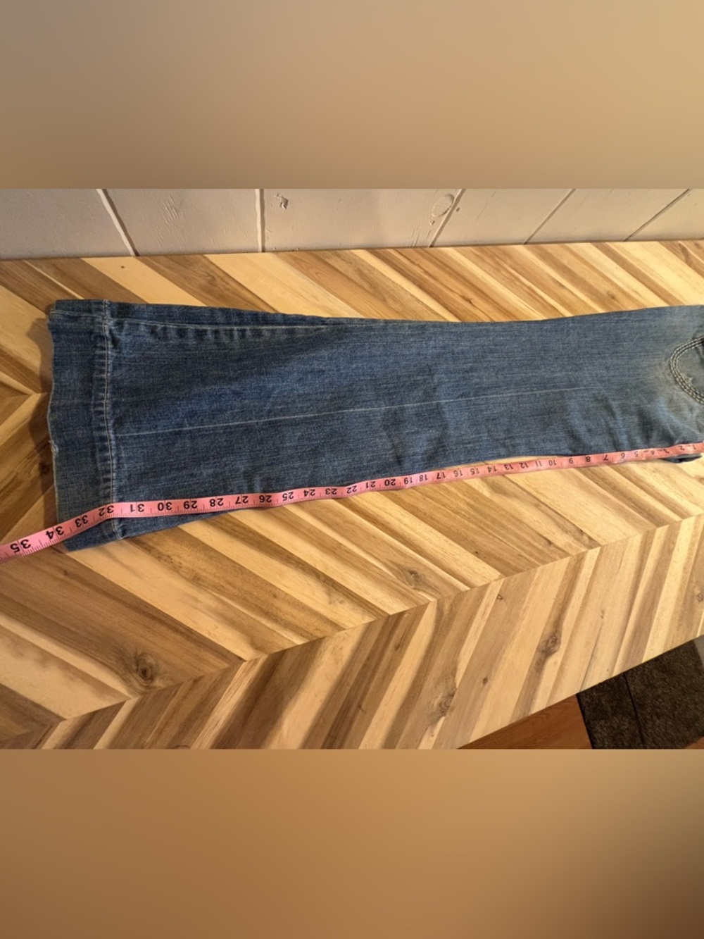 Joe's Jeans Faded Blue Wide-Leg Flare Jeans - Picture 10 of 11
